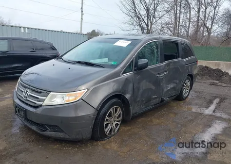 2012 Honda Odyssey Ex-L z USA, uszkodzony, nr VIN 5FNRL5H66CB069818